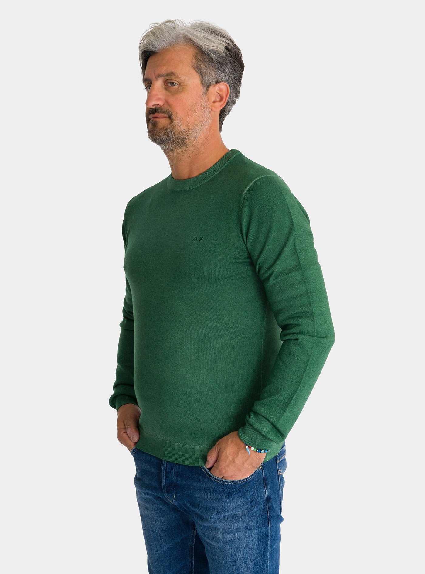 immagine-2-sun-68-round-vintage-plain-verde-scuro-maglia-k44147-37