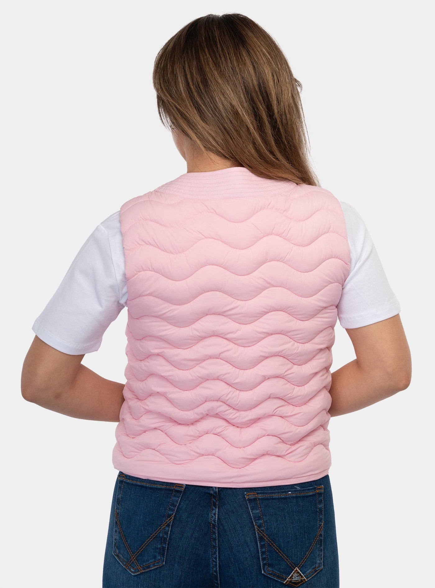 immagine-3-ciesse-piumini-sagitta-poly-down-vest-rosa-giubbino-245cfwv42722-n1d10d-870xxx