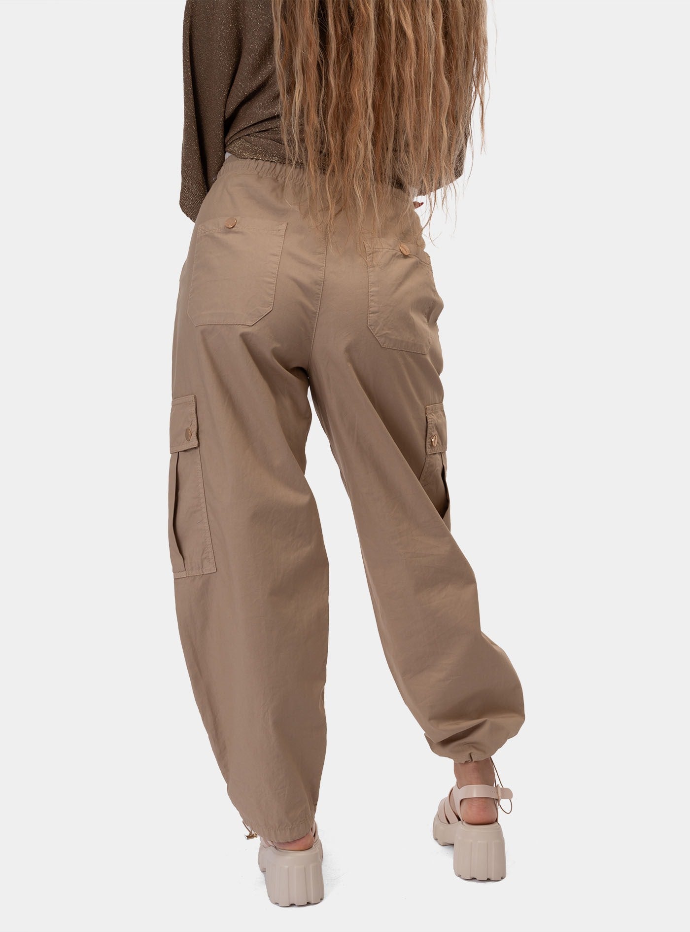 immagine-3-fracomina-elastic-cargo-pant-camel-pantaloni-fr24svc006w62801-093