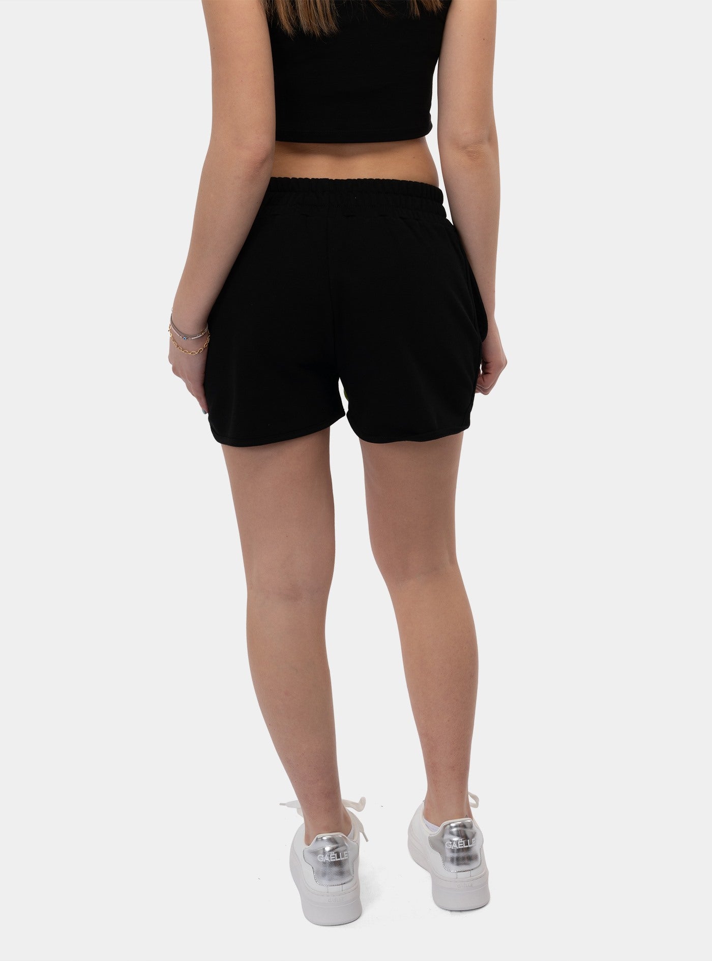 immagine-3-gaelle-short-in-felpa-nero-short-gaabw00460-ptts0032-ne01