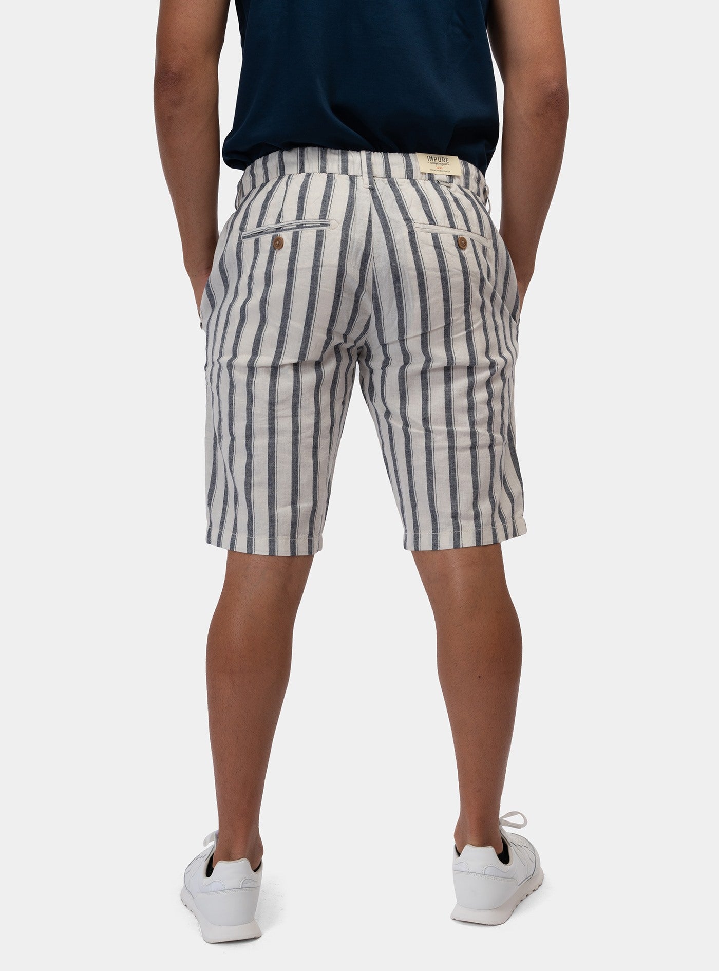 immagine-3-impure-chino-short-comfort-misto-lino-denim-stripe-bermuda-im24ssbm-chs432688-207