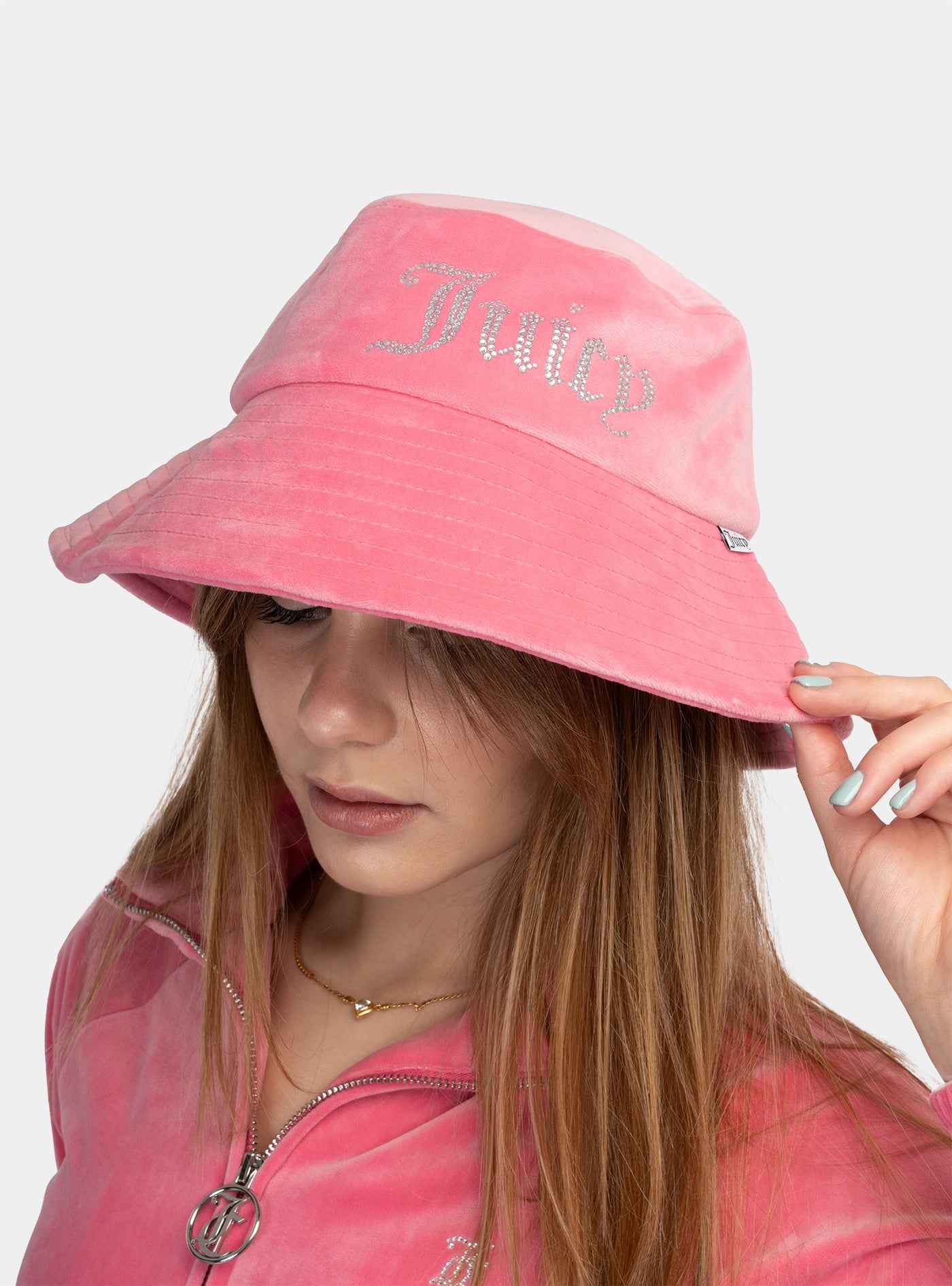 immagine-3-juicy-couture-hendrix-wide-bucket-hat-pink-lemonade-cappello-aejj70383wpfj99-pink-lemonade