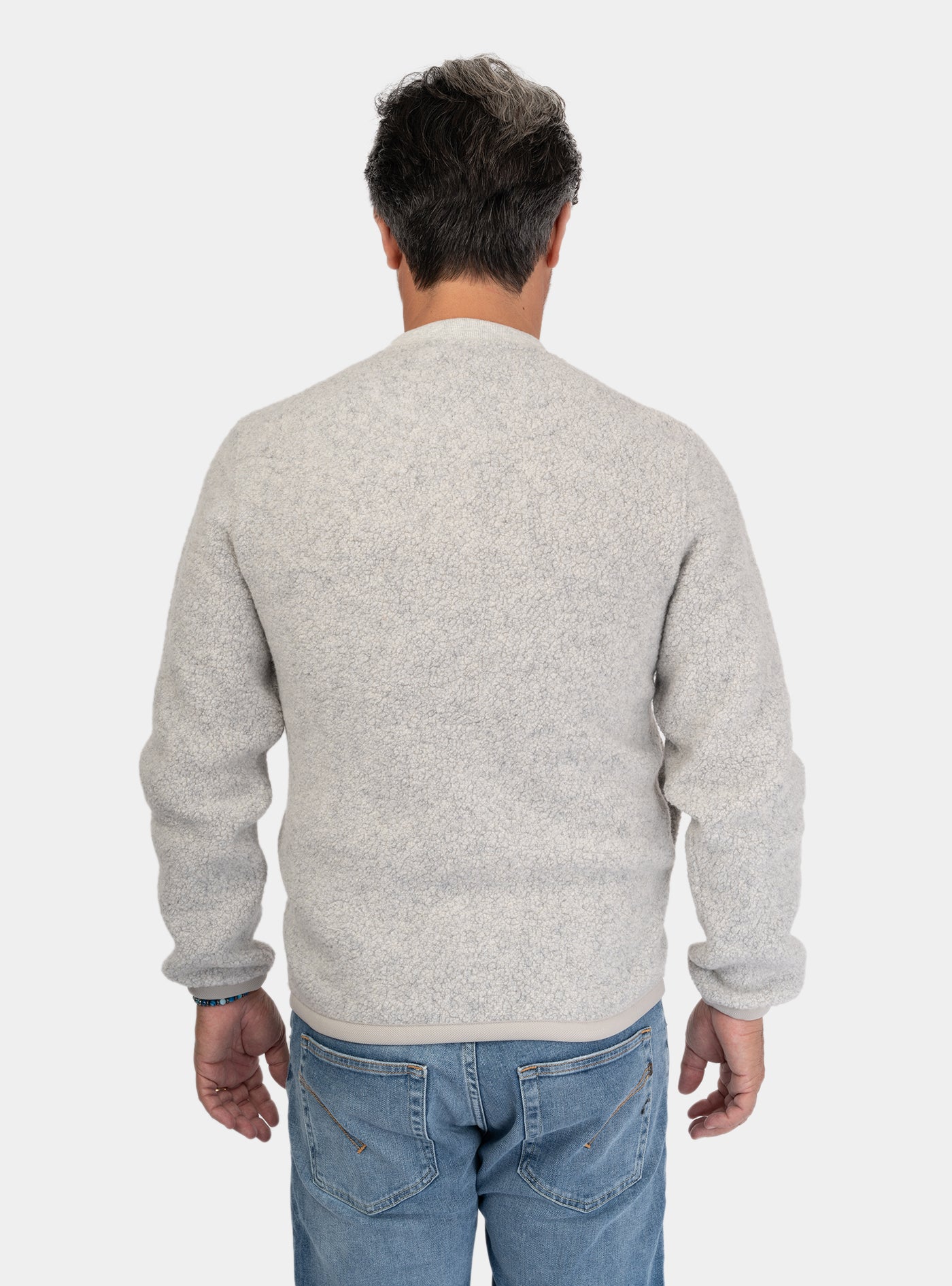 immagine-3-k-way-eround-wool-fleece-lt-grey-mel-maglia-k6131kw-03s