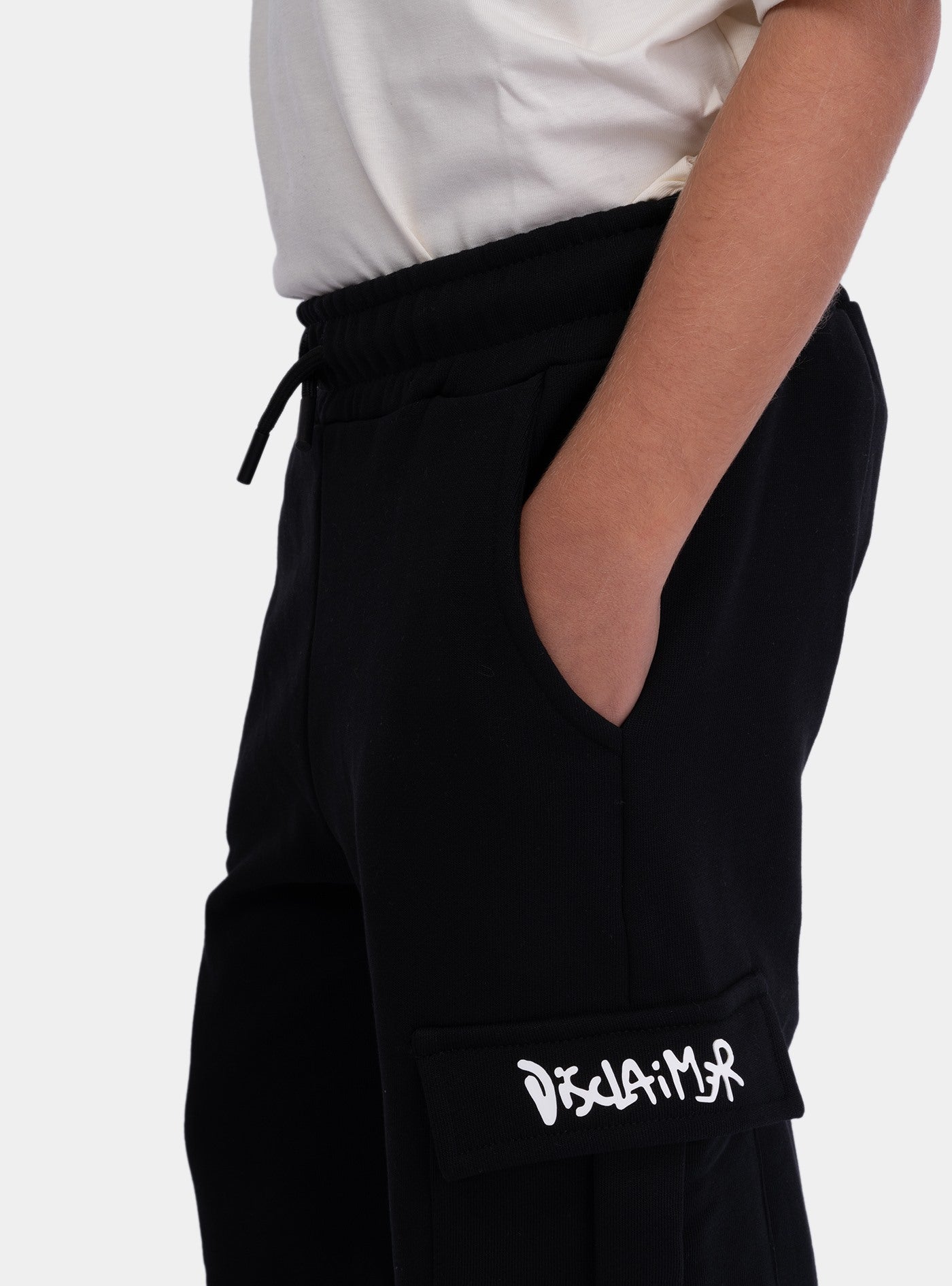 immagine-4-disclaimer-pantalone-cargo-in-felpa-nero-pantaloni-24idk58228-nero