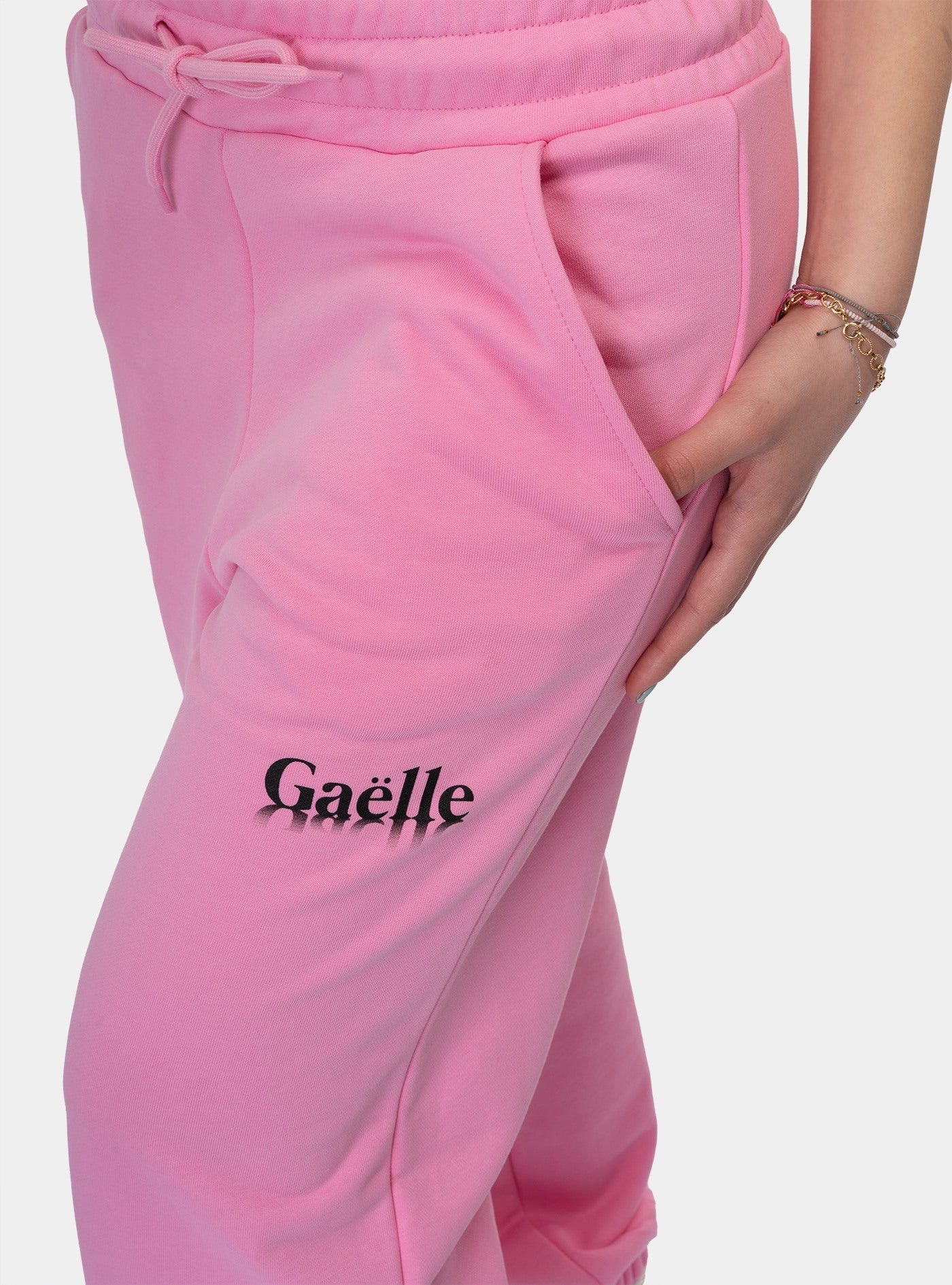 immagine-4-gaelle-pantalone-felpa-rosa-fenicottero-pantaloni-gaabw00388-ptts0032-ro04