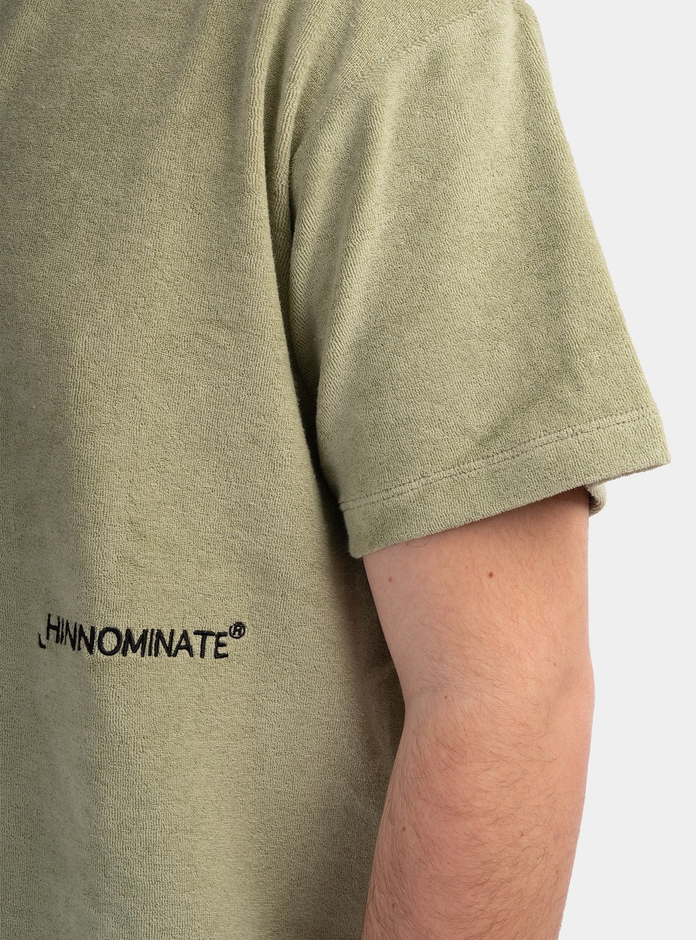 immagine-4-hinnominate-t-shirt-in-spugna-verde-t-shirt-hmabm00028-pty0006-ve15