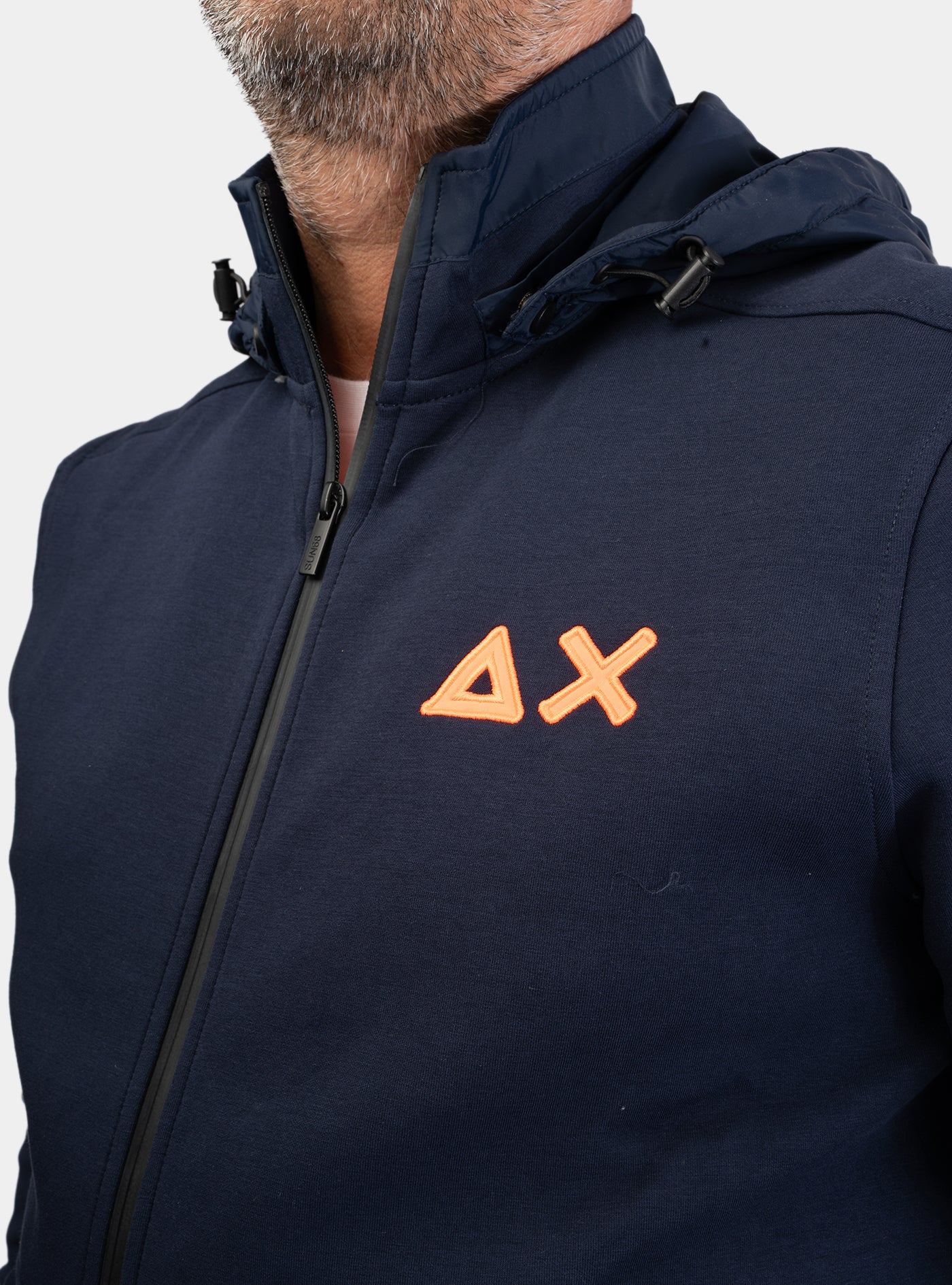 immagine-4-sun-68-bomber-nylon-double-hood-fleece-tech-navy-blue-giubbino-f44115-07