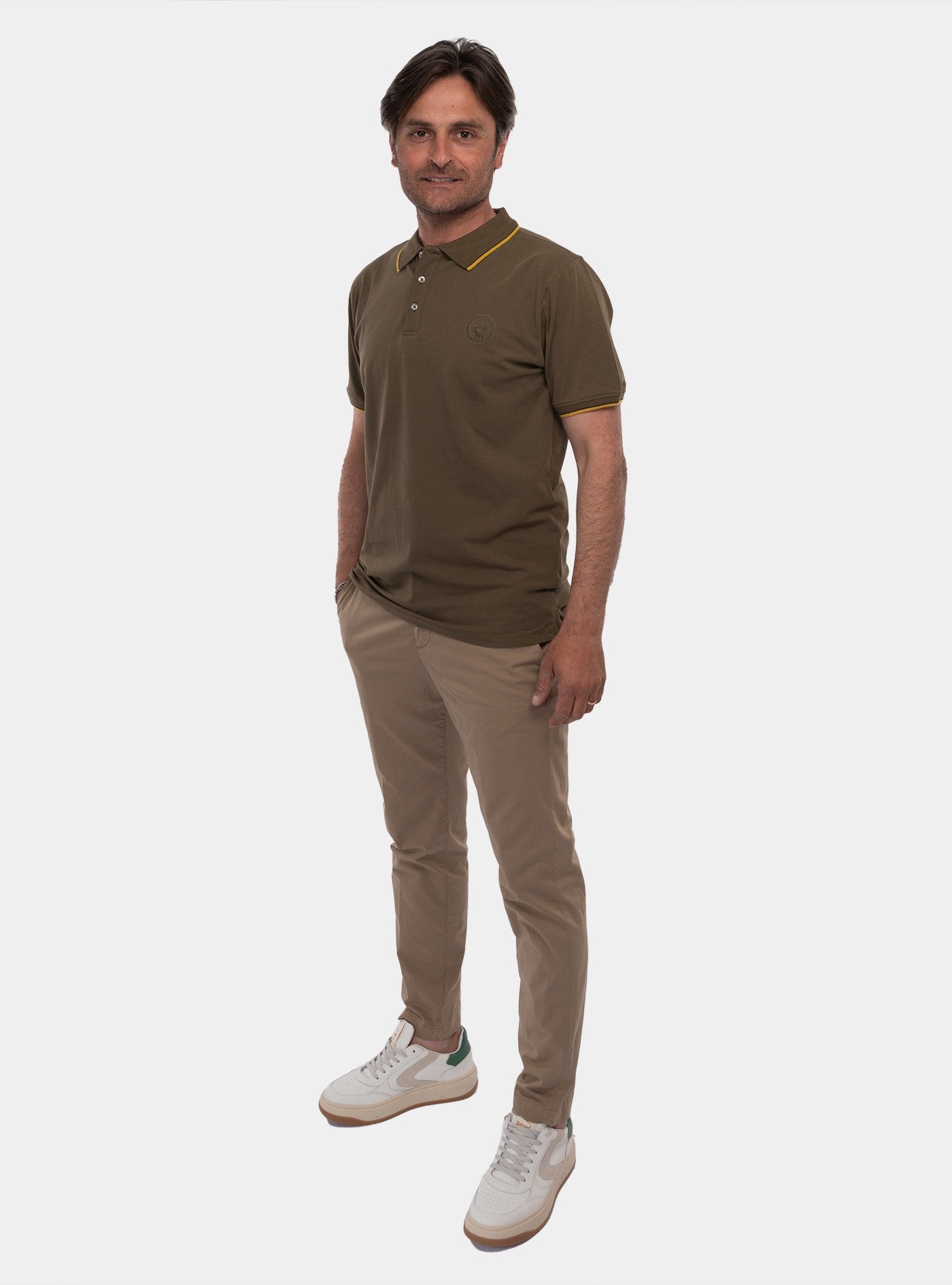 immagine-5-ciesse-piumini-saxson-polo-shirt-verde-militare-polo-245cpmt21665-c6240x-403xxx